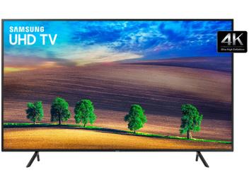 Smart TV 4K LED 55” Samsung NU7100 Wi-Fi HDR - Conversor Digital 3 HDMI 2 USB