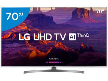 Smart TV 4K LED 70â€ LG 70UK6540 Wi-Fi HDR - InteligÃªncia Artificial Conversor Digital 4 HDMI