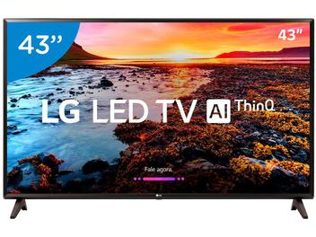 Smart TV LED 43â€ LG 43LK5750 Full HD Wi-Fi HDR - InteligÃªncia Artificial Conversor Digital 2 HDMI
