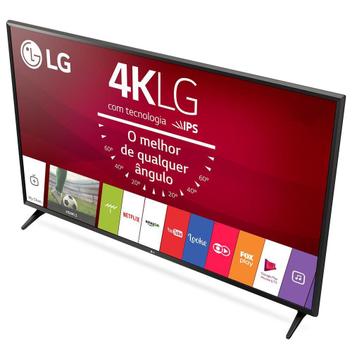 Smart TV LED 43" LG 43UJ6300, Ultra HD 4K, Wi-Fi, Painel IPS, HDMI, USB