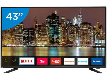 Smart TV LED 43â€ Philco PTV43E60SN Full HD - Conversor Digital Wi-Fi 3 HDMI 2 USB