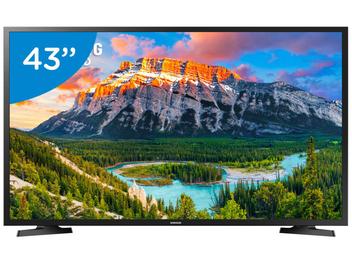 Smart TV LED 43” Samsung Series 5 J5290 Full HD - Wi-Fi Conversor Digital 2 HDMI 1 USB