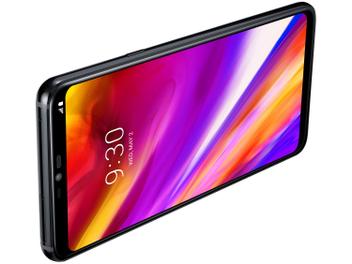 Smartphone LG G7 ThinQ 64GB Preto Dual Chip 4G - Câm. 16MP e 16MP + Selfie 8MP Tela 6,1” Quad HD