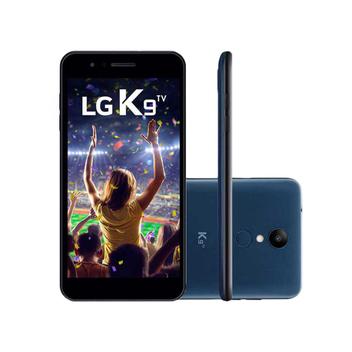 Smartphone LG K9 16GB Dual Chip 5.0 CÃ¢mera 8MP Selfie 5MP Android TV Digital Android 7.0 Azul