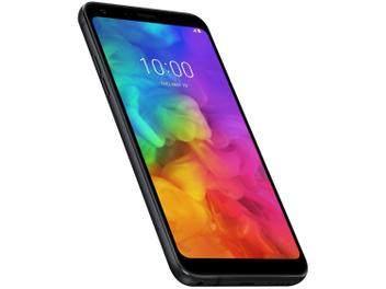 Smartphone LG Q7+ 64GB Preto 4G Octa Core 4GB RAM - Tela 5,5” Câm. 16MP + Selfie 5MP Dual Chip