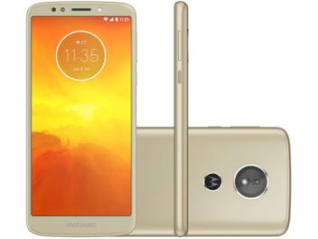 Smartphone Motorola Moto E5 16GB Ouro - Dual Chip 4G CÃ¢m 13MP + Selfie 5MP Flash Tela 5.7â€