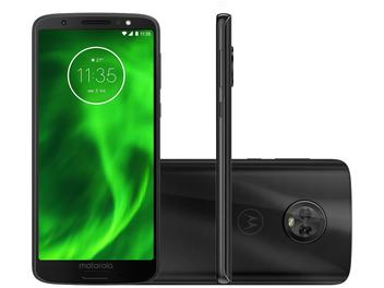 Smartphone Motorola Moto G6 64GB Preto 4G - 4GB RAM Tela 5,7â€ CÃ¢m. Dupla + CÃ¢m. Selfie 8MP