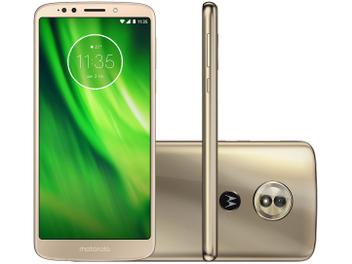 Smartphone Motorola Moto G6 Play 32GB Ouro - Dual Chip 4G CÃ¢m 13MP + Selfie 8MP Flash Tela 5.7â€