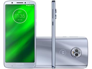 Smartphone Motorola Moto G6 Plus 64GB TopÃ¡zio - Dual Chip 4G CÃ¢m. 12MP e 5MP + Selfie 8MP Flash