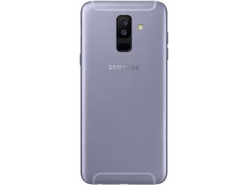 Smartphone Samsung Galaxy A6+ 64GB Prata - Dual Chip 4G Câm. 16MP e 5MP + Selfie 24MP Flash