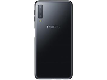 Smartphone Samsung Galaxy A7 64GB Preto 4G - 4GB RAM Tela 6” Câm. Tripla + Câm. Selfie 24MP