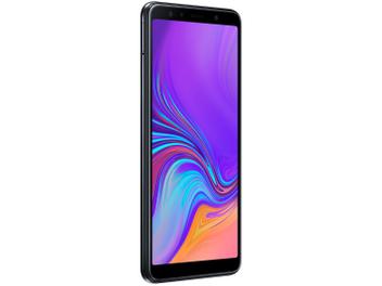 Smartphone Samsung Galaxy A7 64GB Preto 4G - 4GB RAM Tela 6” Câm. Tripla + Câm. Selfie 24MP