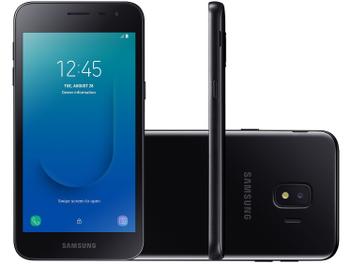 Smartphone Samsung Galaxy J2 Core 16GB Preto - 4G 1GB RAM Tela 5â€ CÃ¢m. 8MP + CÃ¢m. Selfie 5MP