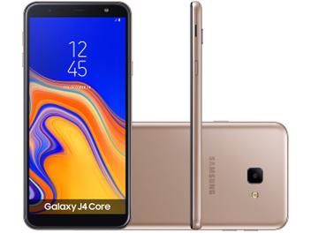 Smartphone Samsung Galaxy J4 Core 16GB Cobre 4G - Quad Core 1GB RAM Tela 6â Câm. 8MP + Selfie 5MP