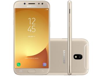 Smartphone Samsung Galaxy J5 Pro 32GB Dourado - Dual Chip 4G Câm. 13MP Tela 5,2â HD Proc.Octa Core