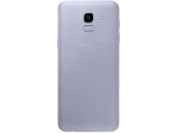 Smartphone Samsung Galaxy J6 32GB Prata - Dual Chip 4G Câm. 13MP + Selfie 8MP Flash