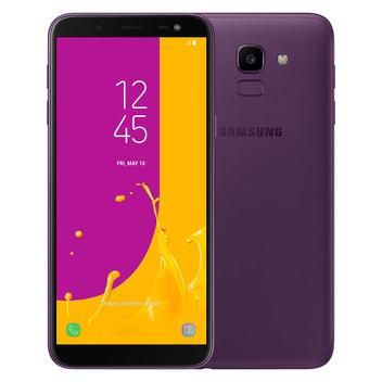 Smartphone Samsung Galaxy J6 Camera 13MP, TV Digital HD, Dual Chip, Android, 8.0, Processador Octa Core e 2GB de RAM, 64GB, Violeta, Tela de 5,6