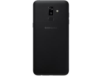 Smartphone Samsung Galaxy J8 64GB Preto 4G - 4GB RAM Tela 6” Câm. 16MP + 5MP + Selfie 16MP