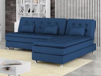 Sofá-Cama Casal 4 Lugares Suede Reclinável - Matrix Penélope