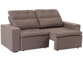 Sofá Retrátil e Reclinável 3 Lugares - Agatha Gralha Azul