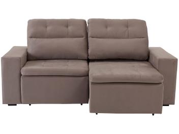 Sofá Retrátil e Reclinável 3 Lugares - Agatha Gralha Azul