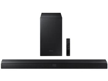 Soundbar Samsung com Subwoofer Wireless Bluetooth - 320W 2.1 Canais HW-T550/ZD Menor preço em Soundbar Samsung com Subwoofer Wireless Bluetooth - 320W 2.1 Canais HW-T550/ZD