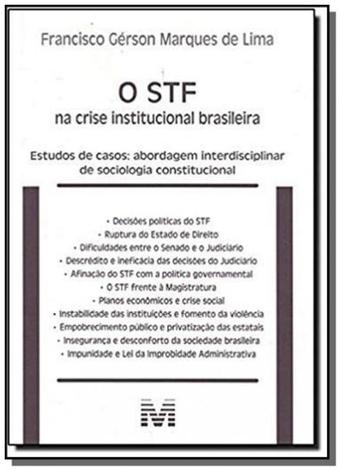 Stf na crise institucional brasileira, o - estudos - Malheiros