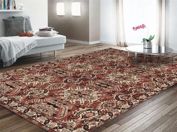 Tapete Persa Red DNA Home Antiderrapante 100x140 cm