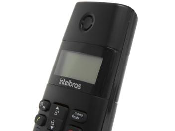 Telefone Sem Fio Intelbras TS 40 ID - Identificador de Chamada Preto