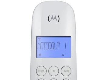 Telefone Sem Fio Motorola MOTO700-W - Identificador de Chamada Branco