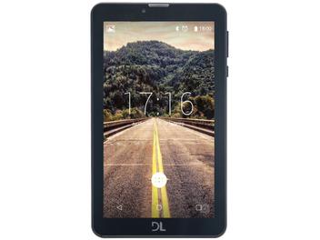 Tablet DL Mobi Tab 8GB 7” 3G Wi-Fi - Android 7 Nougat Proc. Quad Core Câmera Integrada