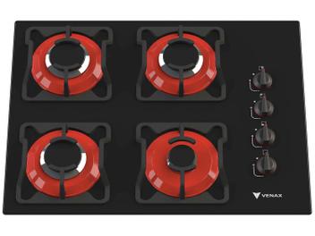 Cooktop 4 Bocas Venax Arena à Gás GLP - Acendimento Superautomático - Magazine Ofertaesperta