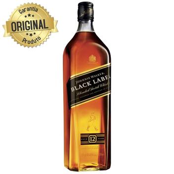 Whisky Escocês Black Label 12 Anos Garrafa 1 Litro - Johnnie Walker