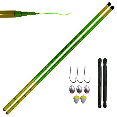 02 Varas Telescópica 3,00m 22% Carbono Jau Pesca