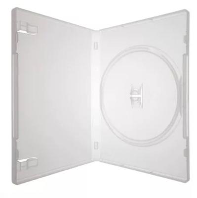 10 Unid Box Dvd - Capa Transparente Tradicional - Resistente