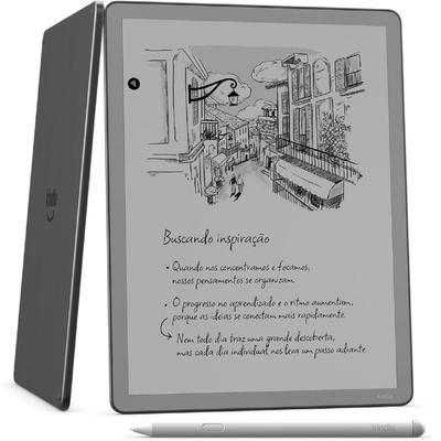 Amazon Kindle Scribe sem Luz Frontal 16GB, Tela de 11" semelhante ao papel, Mais fino, mais leve, mais rápido