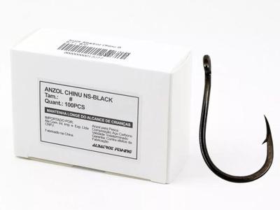 Anzol Albatroz Chinu Black Nº 05- Caixa C/ 100 Peças