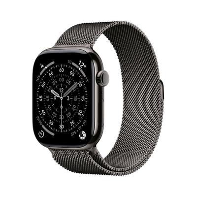 Apple Watch Series 11 GPS + Cellular - Caixa ardósia de titânio  46 mm - Pulseira ardósia estilo milanês  M/G