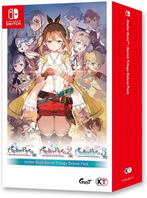 Atelier Ryza Secret Trilogy Deluxe Edition Switch Midia Fisica