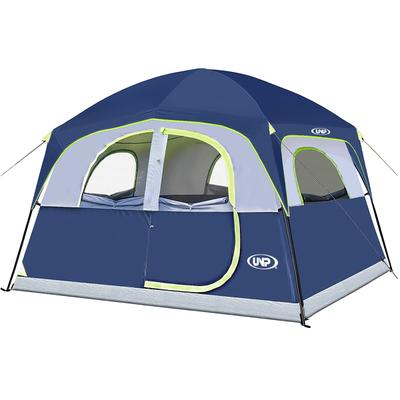 Barraca de acampamento UNP Tents para 6 pessoas à prova de vento