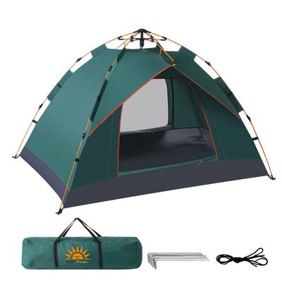 Barraca para Camping até 4 Pessoas Impermeável Expansão Automática Anti-Mosquito Abertura Rápida