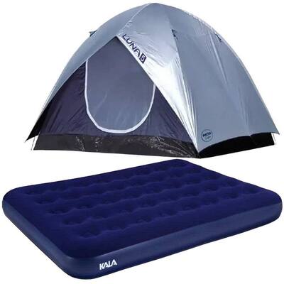 Barraca para Camping Luna 5 Pessoas com Colchão Inflável Casal Inflador Embutido MOR