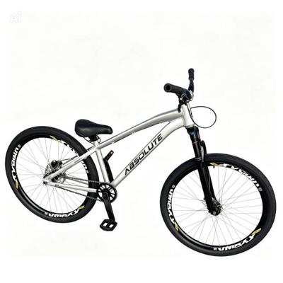 Bicicleta Absolute Brutus Aro26 Single Freio Hidráulico Prata Azul