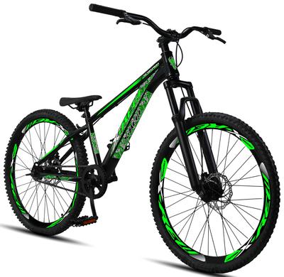 Bicicleta Aro 26 Freeride X-rew Freios A Disco Coroa Única -