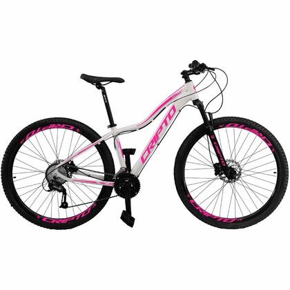 Bicicleta Aro 29 Cripto 21 Marchas Freios Disco c/ Suspensão