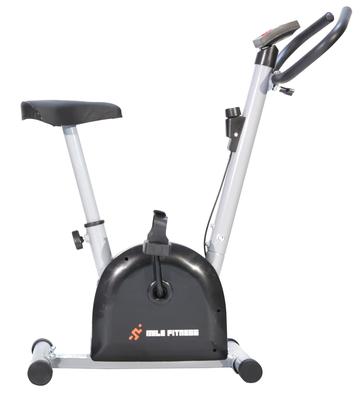 Bicicleta Ergométrica Mile Fitness Residencial 21 velocidades Compacta Preta e Cinza Monitor com Funções