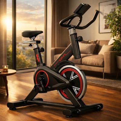 Bicicleta Spinning Ergométrica Roda de Inércia de 8kg Profissional Silenciosa Ajustável Suporta 130kg Bike Fitness Treino em Casa Iwmabru