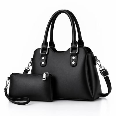 Bolsa Feminina Com Carteira Com Alça Transversal  Casual Passeio Presente Tote Kit Carteira Resistente Divisórias