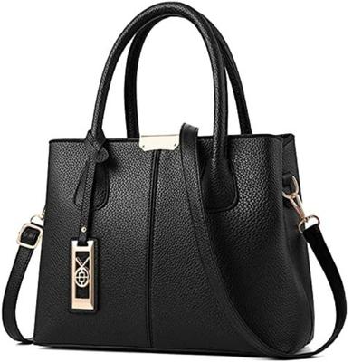 Bolsa Feminina Média Tote Com Alça Transversal Bolso Externo Mulheres MOda Resistente COm Alça Para Trabalho Presente Resistente Lisa Espaçosa