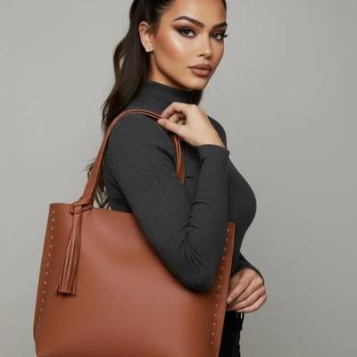 Bolsa Feminina sacola shopper grande para o dia a dia leve, compacta e versatil
